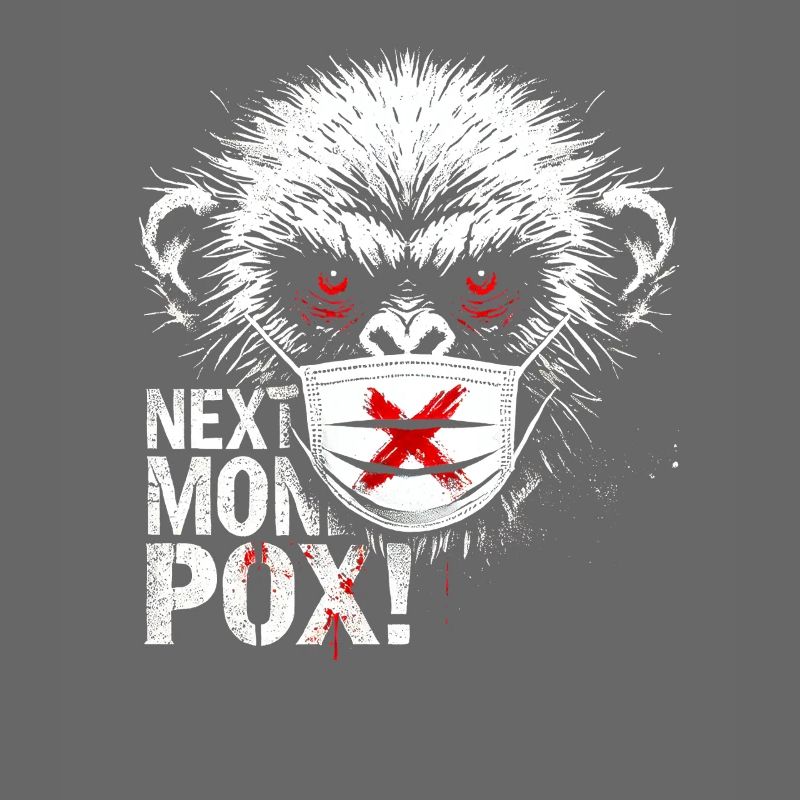 Protest Monkey Face Mask Artwork
