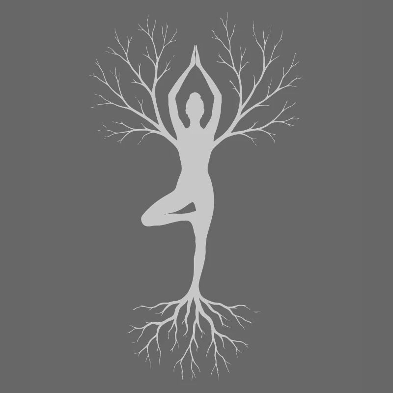 Méditation de pleine conscience Tree Pose Design
