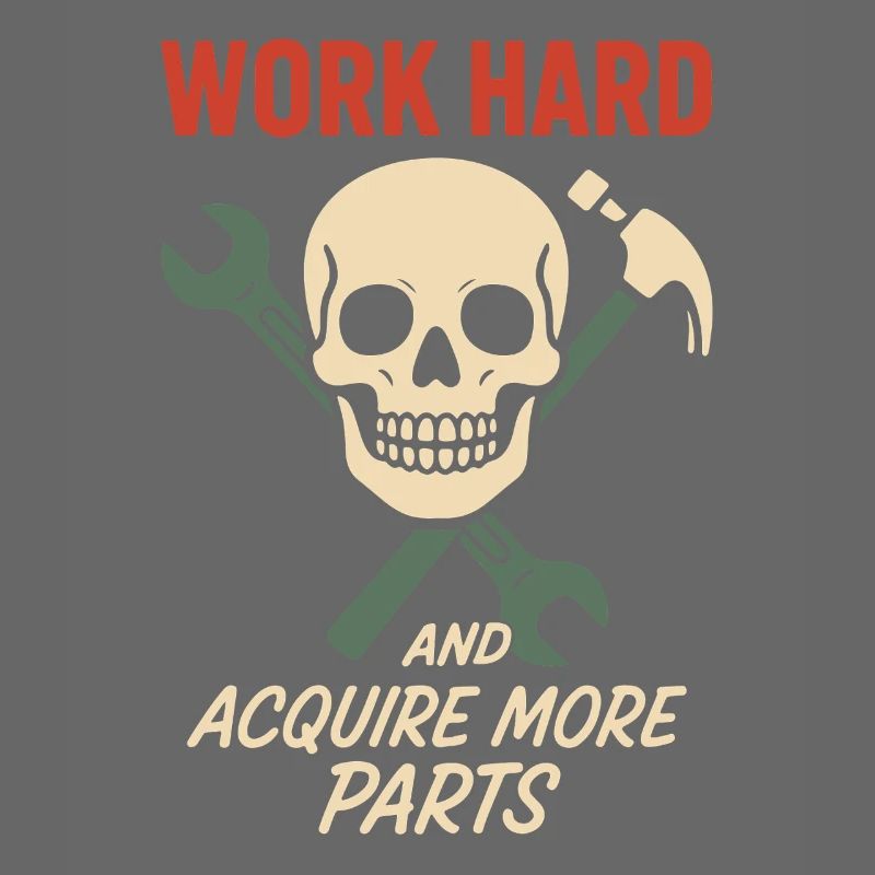 Travailler dur, acquérir plus de pièces, de garages, d’humour