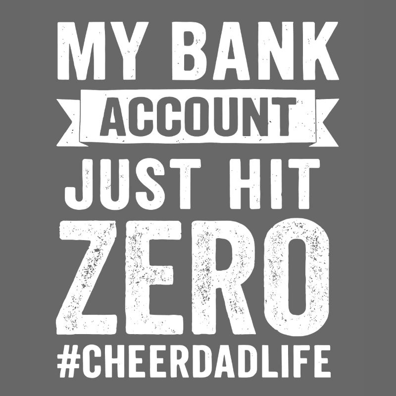 Cheer Dad Compte Humour vide