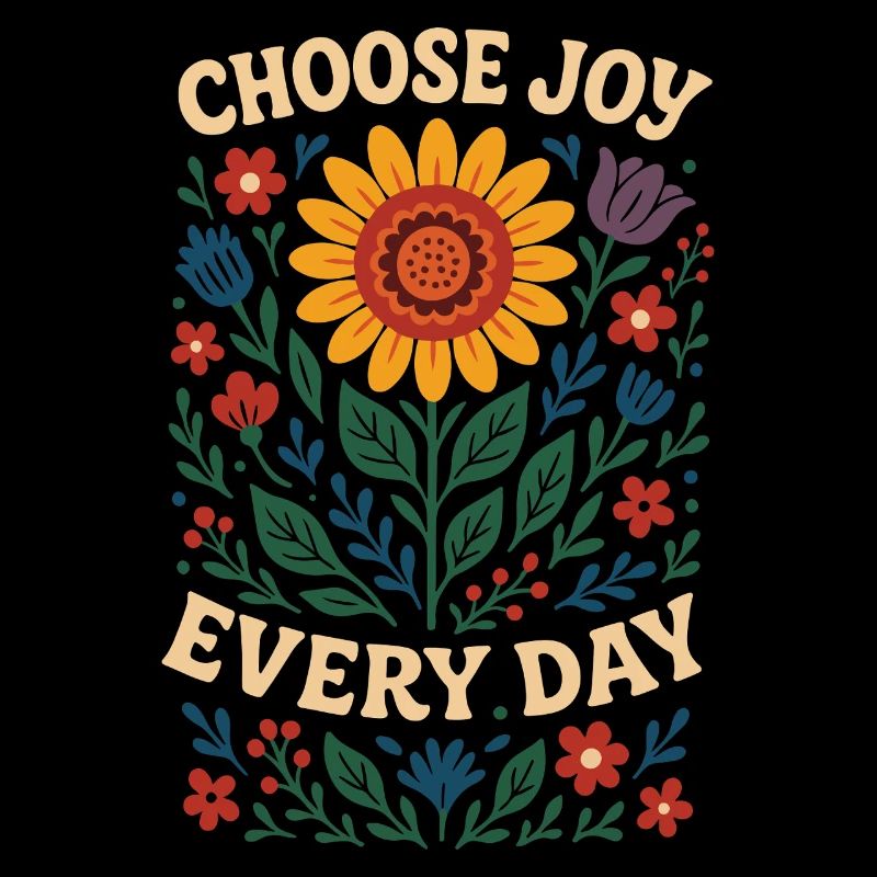 Choisissez la joie chaque jour Affirmation de la pleine conscience