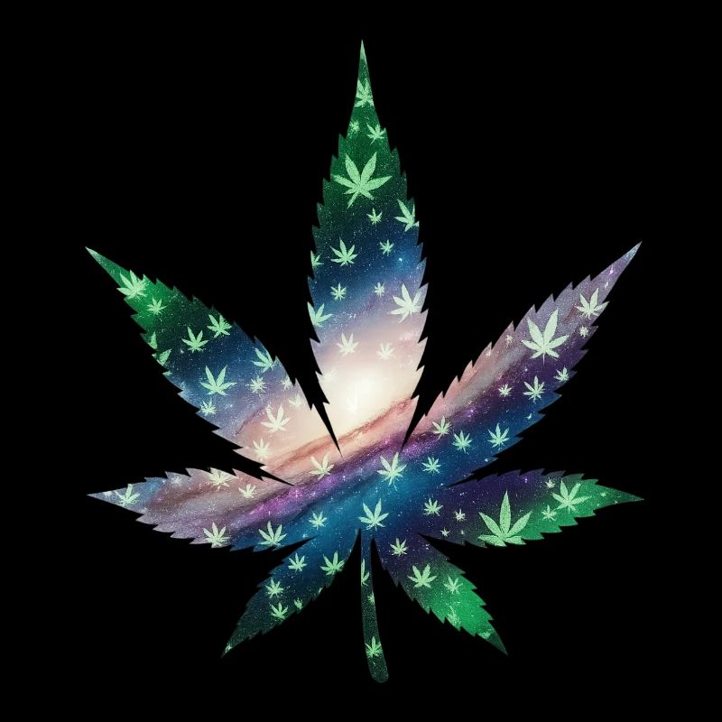 Galaxy Hanfblatt - Cannabis - Weed