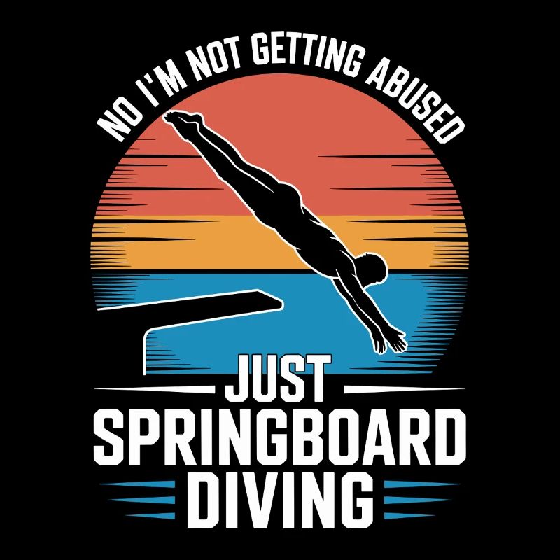 Kunstspringen Turmspringer Sprungbrett