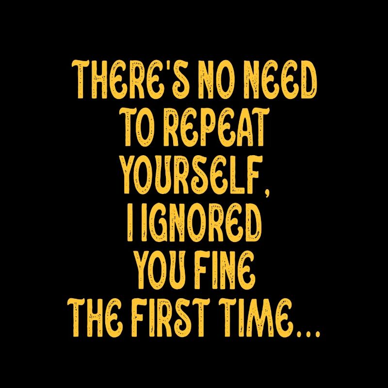 Il n’est pas nécessaire de se répéter