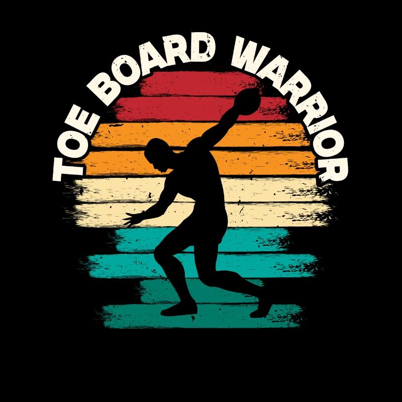 Kugelstoßen Kugelstoß Toe Board Warrior