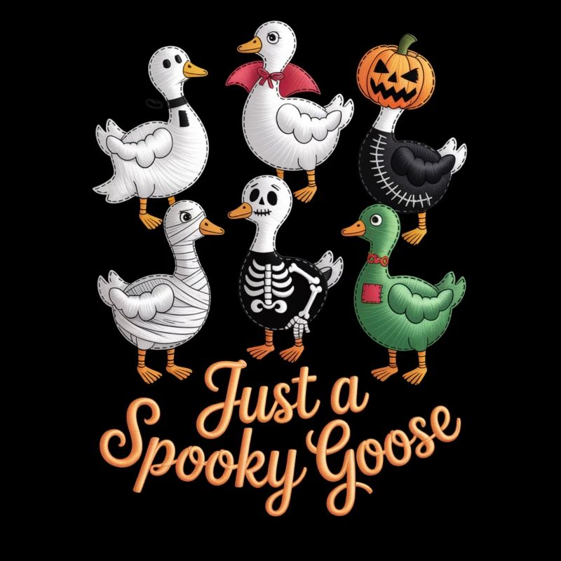 Just A Spooky Goose Halloween Vibes