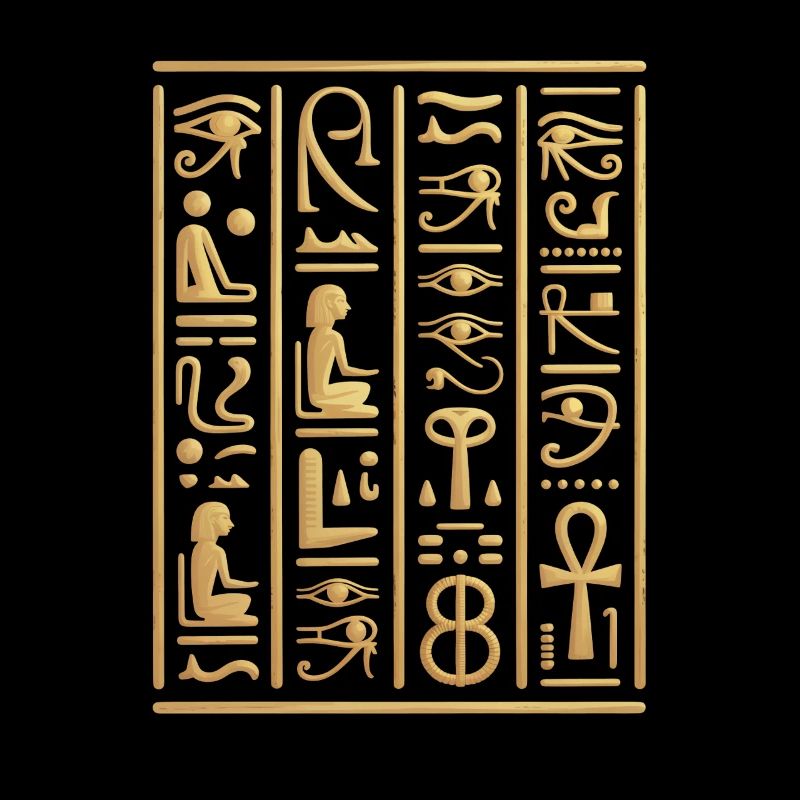 Egyptian hieroglyphs Egypt pyramid