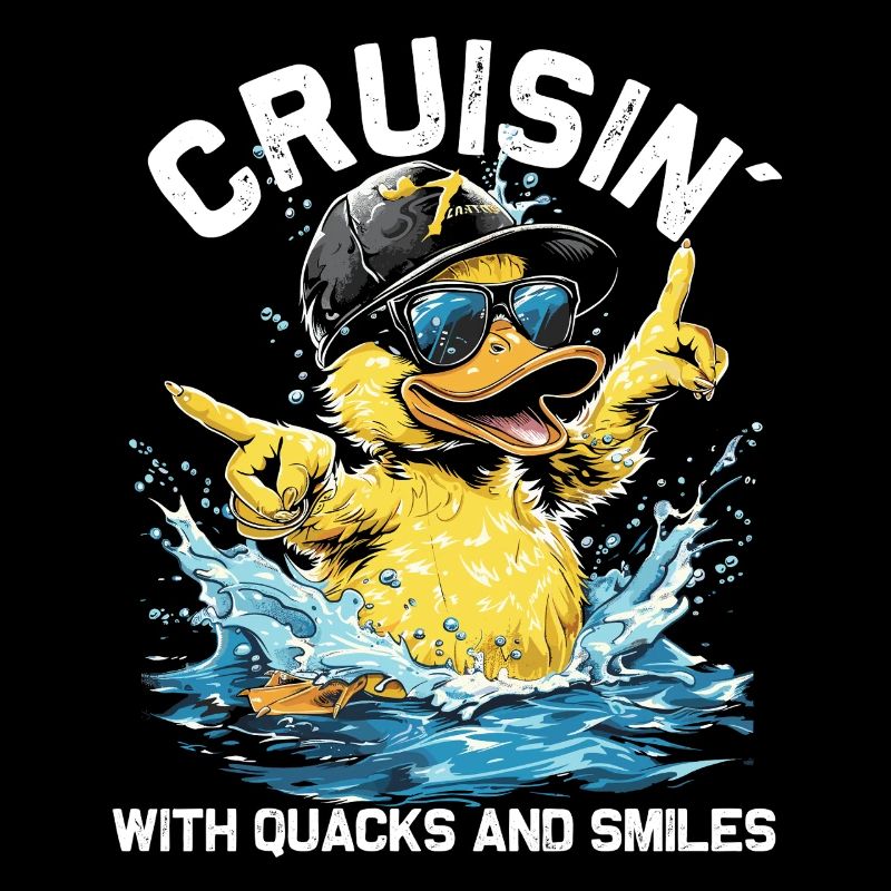 L’équipage d’un canard en caoutchouc profite d’une croisière