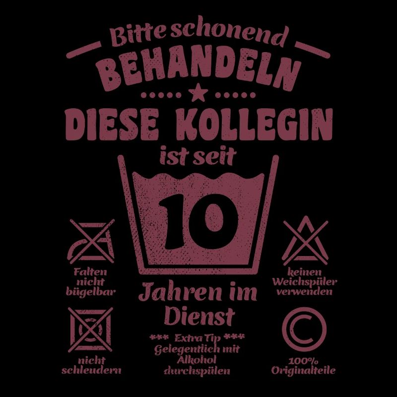 10 ans de service - Traiter avec douceur - Collègue