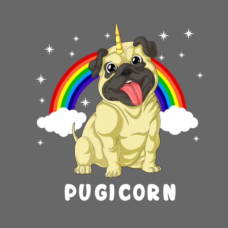 Mops Einhorn