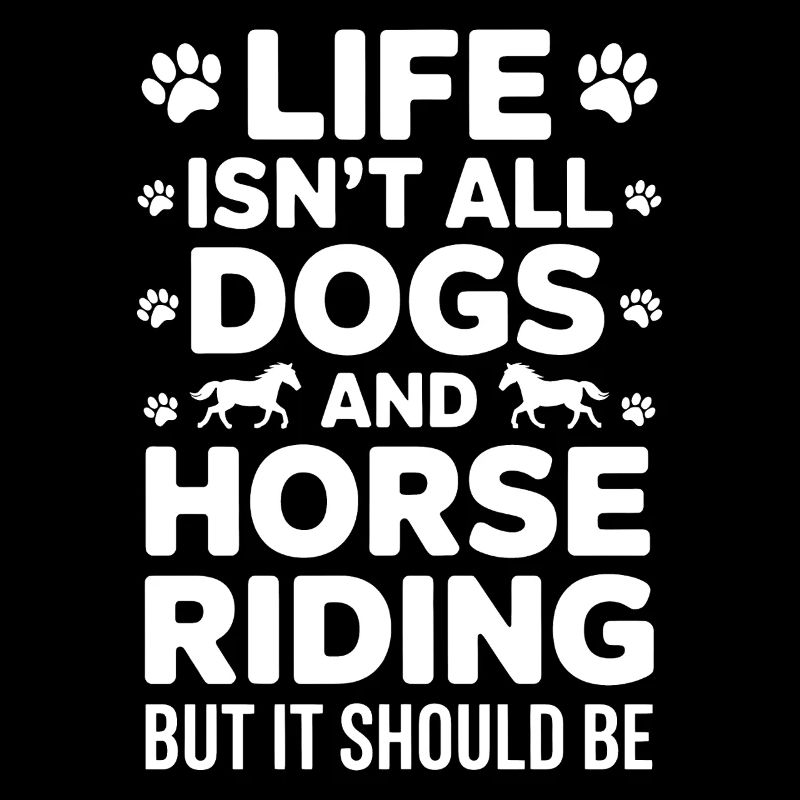 Reiten Spruch Hunde Reiter Pferde Reiten Geschenk