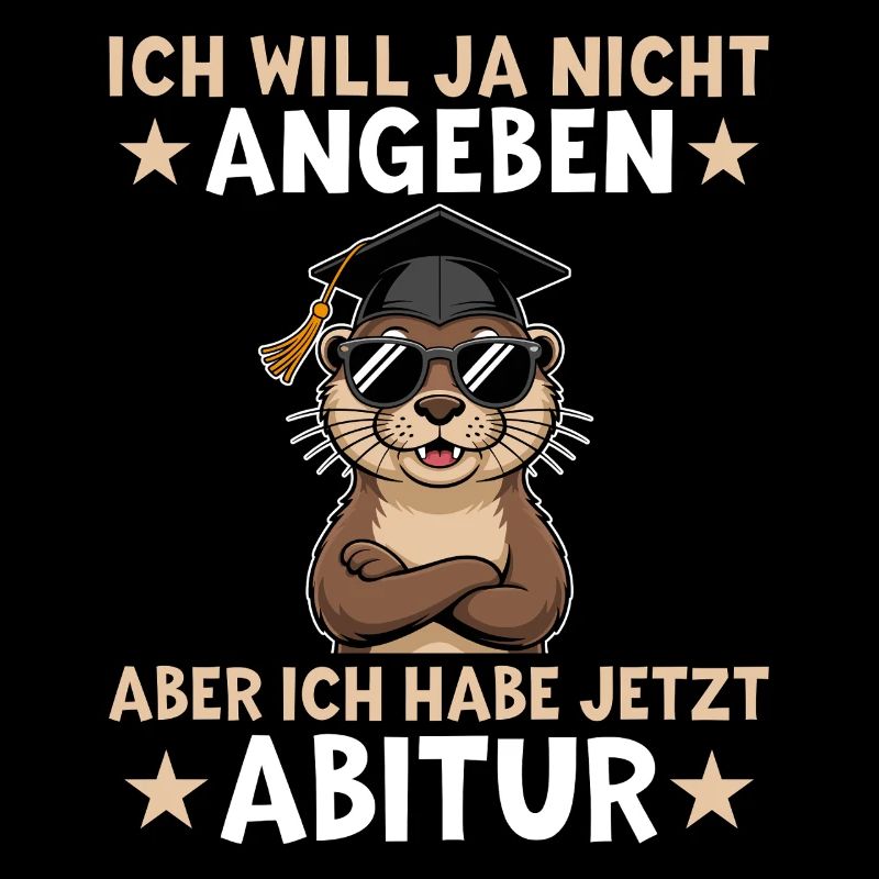 Abitur exam passed - Otter Abi graduation