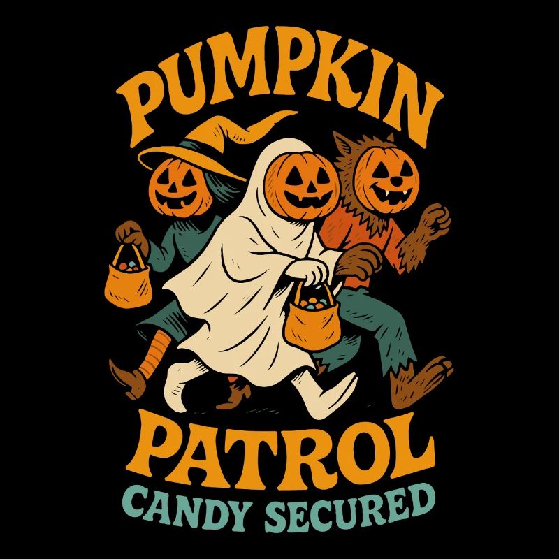 Pumpkin Patrol Candy Secured Halloween Kostüm Spaß