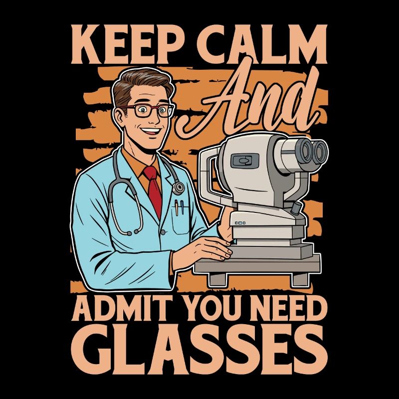 Optometrist Keep Calm And Admit You Need Optician