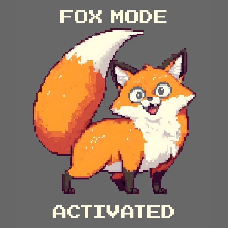 Fuchsmodus aktiviert | derpy Fuchs Humor