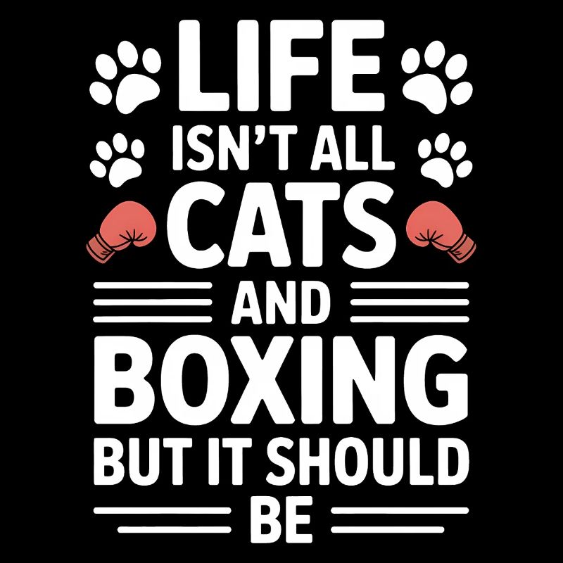 Boxen Spruch Katzen Boxer Lustiges Boxen Geschenk