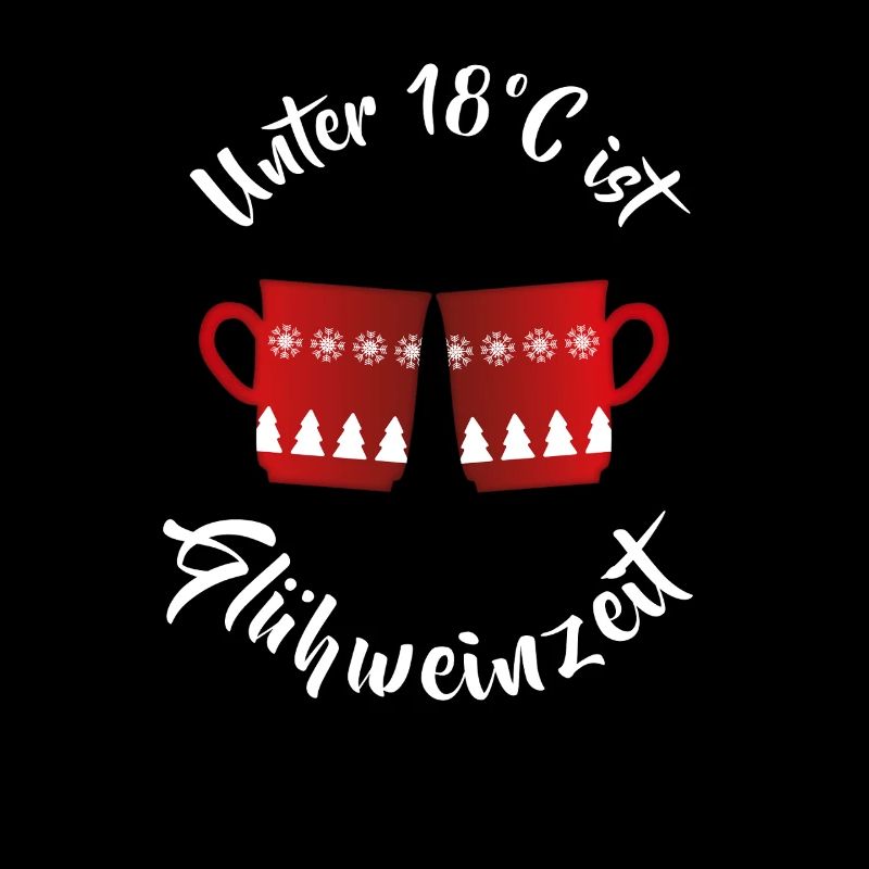 Vin chaud disant tenue de marché de Noël