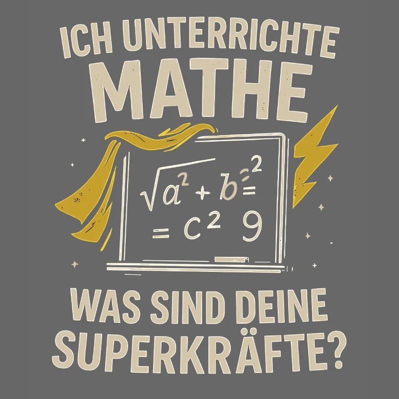 Ich unterrichte Mathe – Deine Superkräfte?