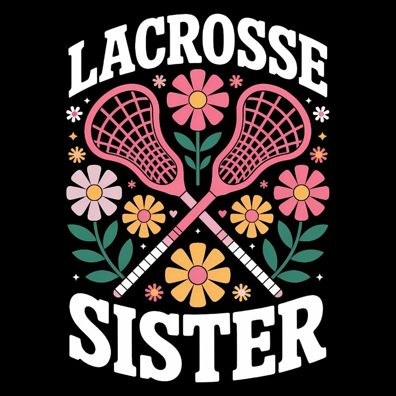Lacrosse Spruch Schwester Lustig Lacrosse Geschenk