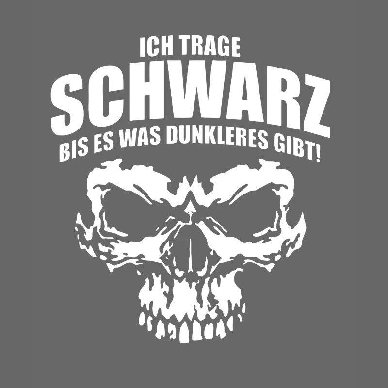Schwarz Bis Dunkleres Schädel 