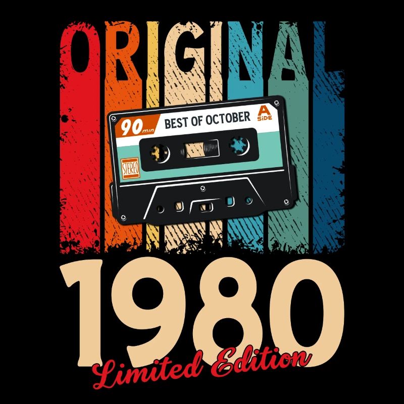 45th Birthday Cassette October Year 1980