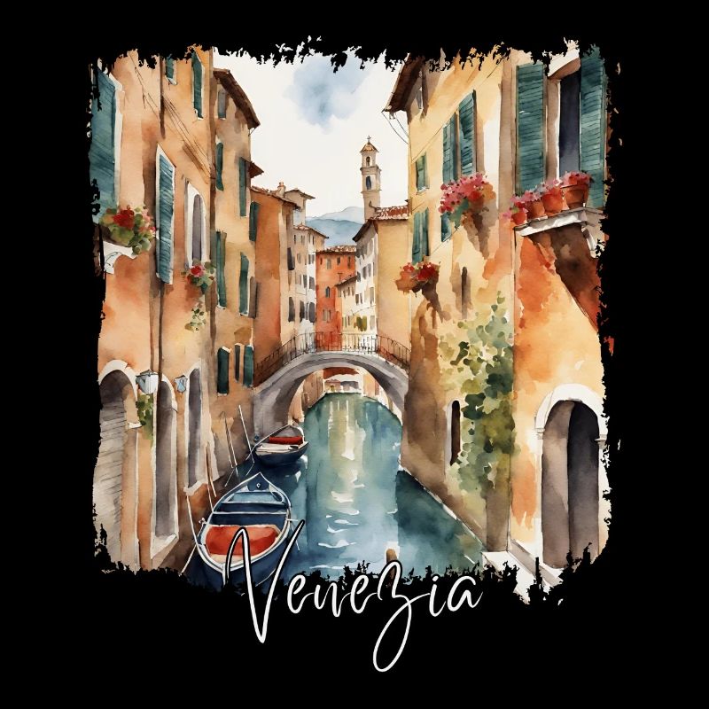 Aquarelle de Venise, j’adore Venise