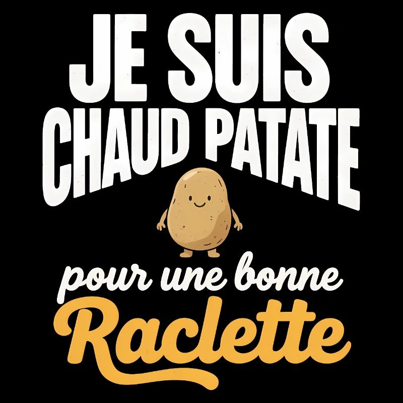 Chaud Patate pour Raclette Expression Humour