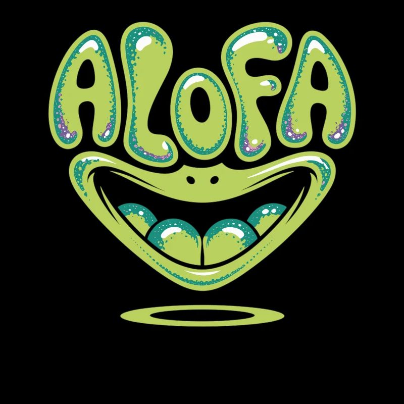 Alofa Cool Frog Shirt with Tropical Vibe