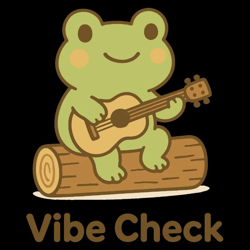 Frog on Log Akustikgitarre