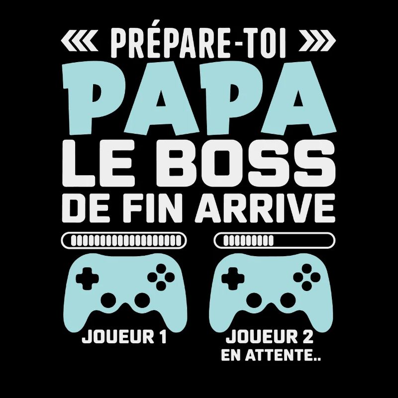 Design Humor Gaming Werdender Vater