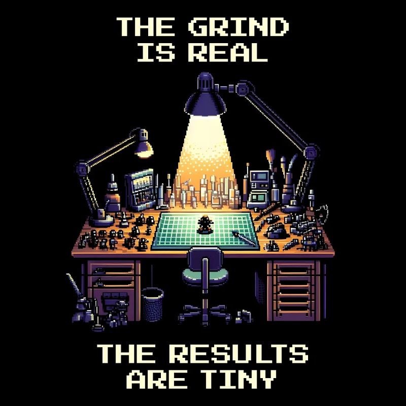 Grind is real: Result tiny | Miniatures
