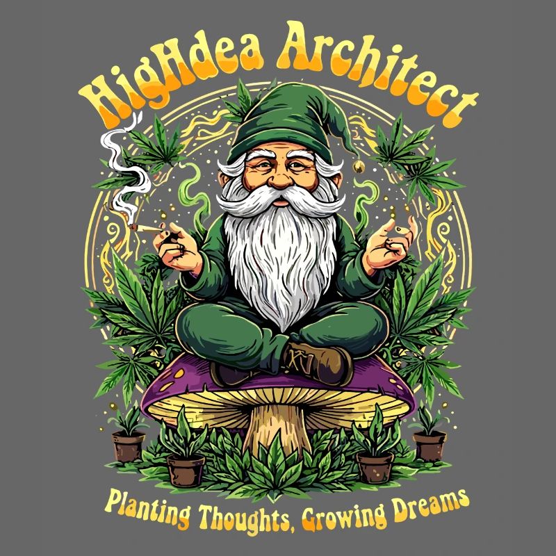 Crowing Gnome Cannabis Wichtel 