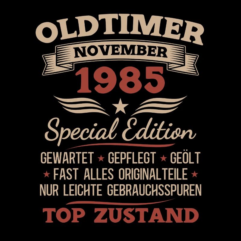 40. Geburtstag Geschenk Oldtimer November 1985