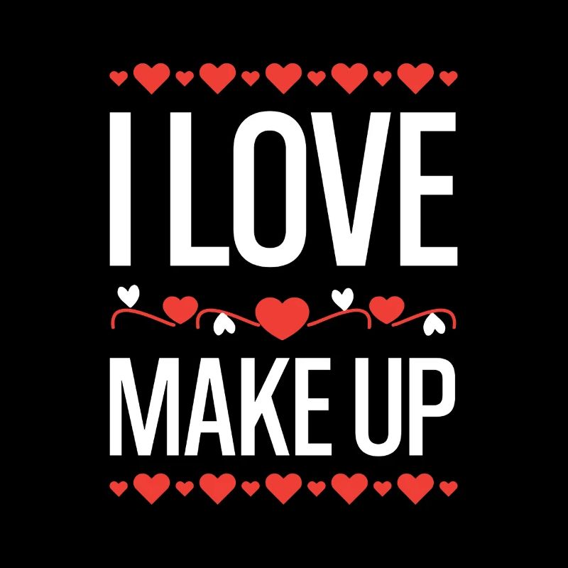 I Love Make Up Herz Design