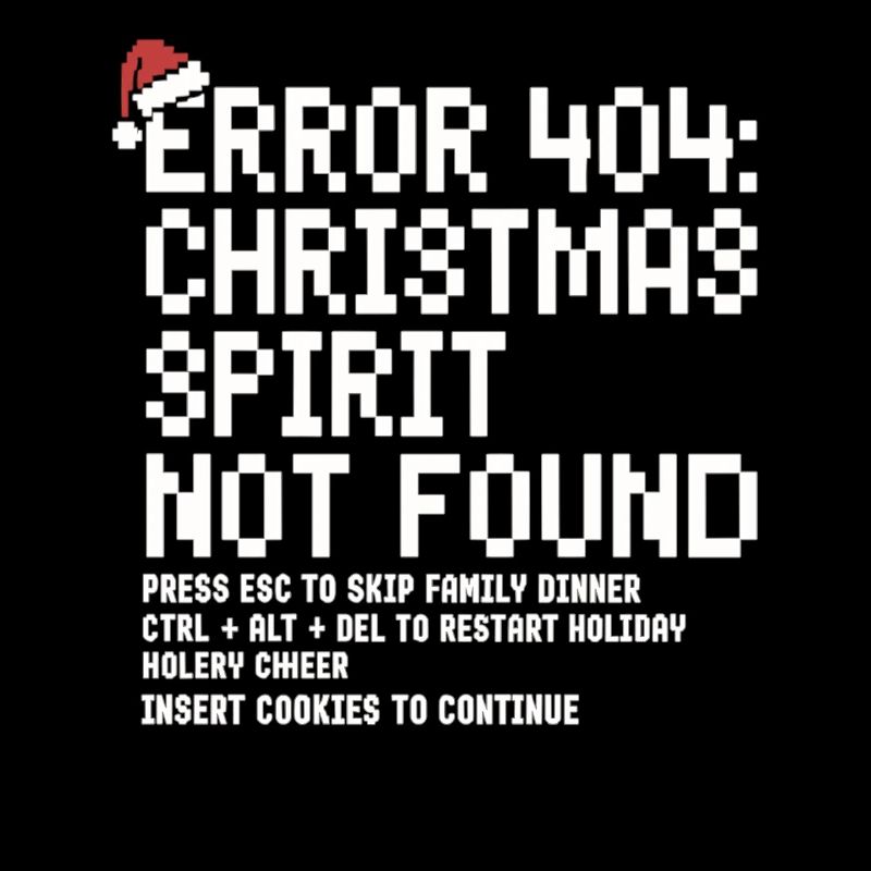 Error 404 Weihnachten – Lustiges Nerd Xmas