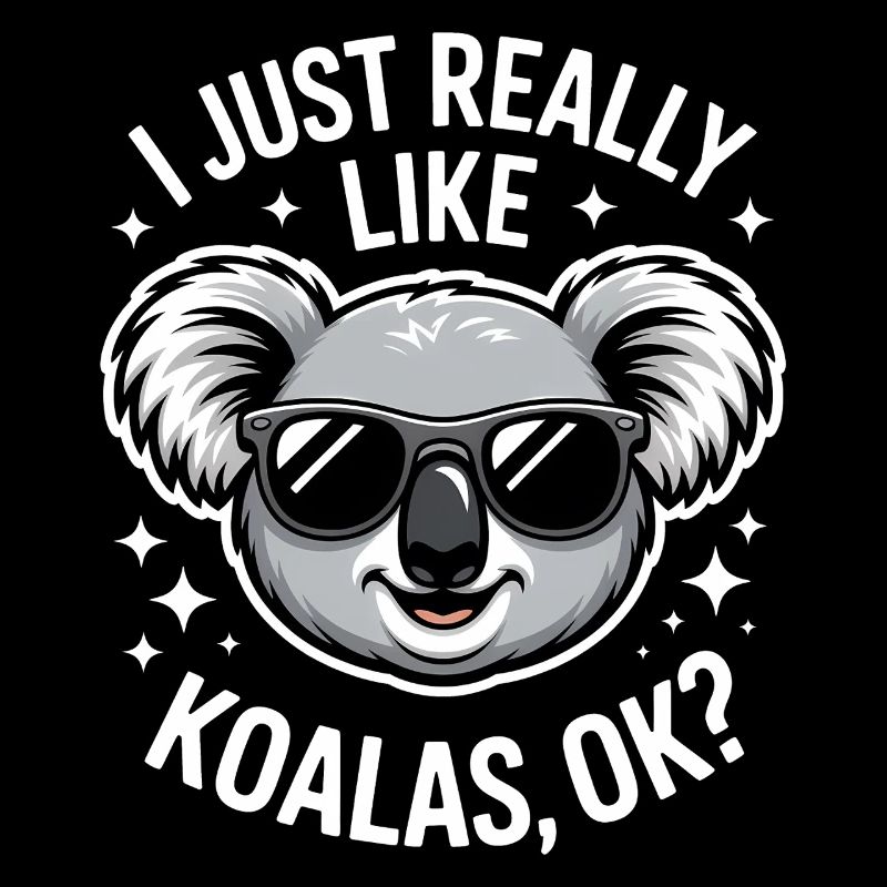 Koala Disant Koalas Drôle Koala Cadeau
