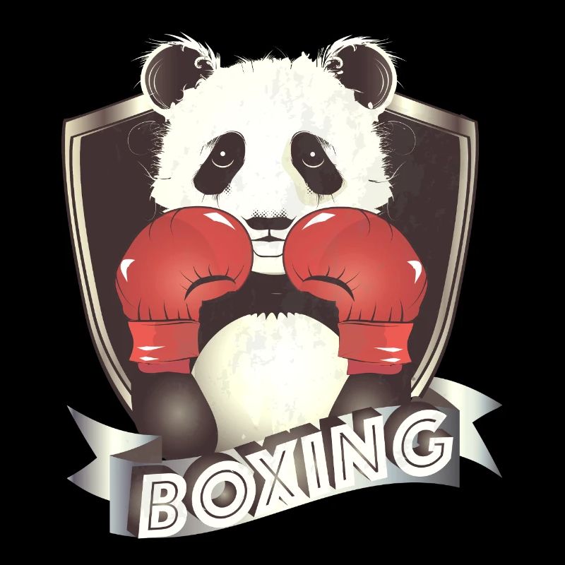 Boxender Panda – Lustiges Tiermotiv