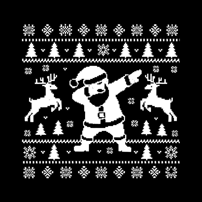 Dabbing Christmas Man Art