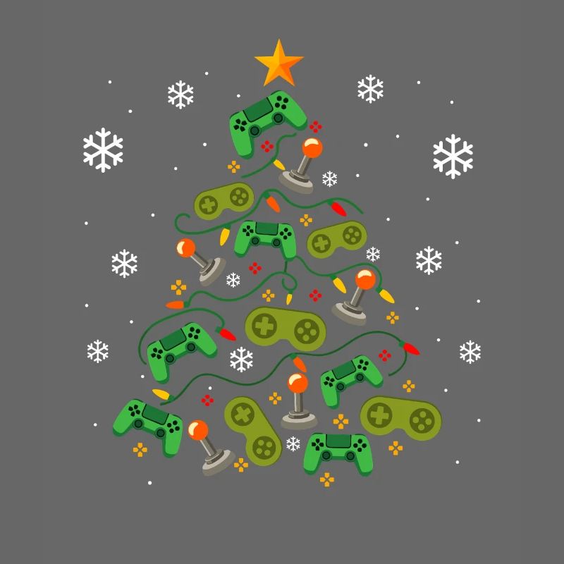 Weihnachtsbaum Controller Gaming Lover Gamer