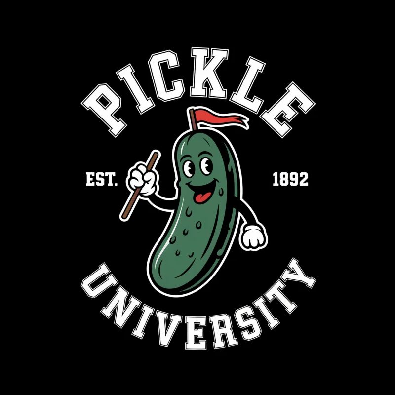 Pickle University Est 1892 Campus Humor