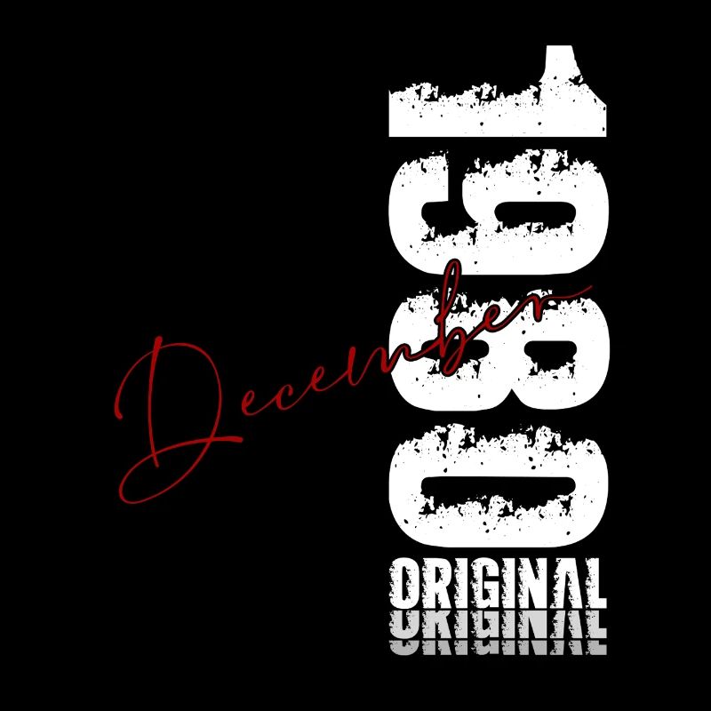 45th Birthday Original December Born 1980