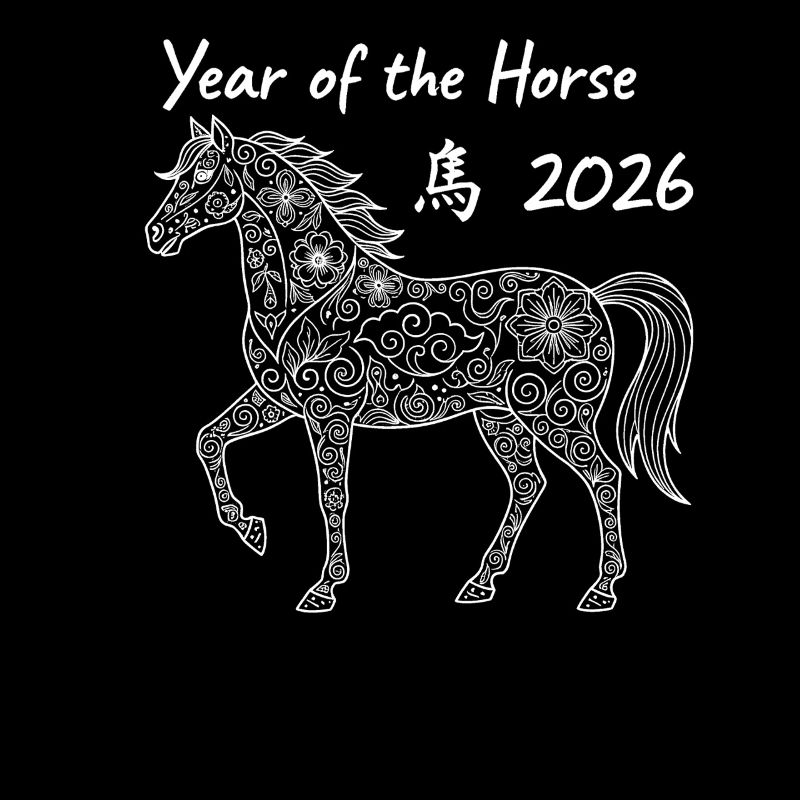 Année du Cheval 2026 Nouvel An chinois