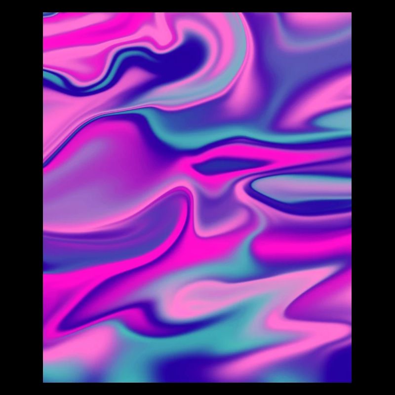 Holographic Flow - Couleurs néon Édition Violette