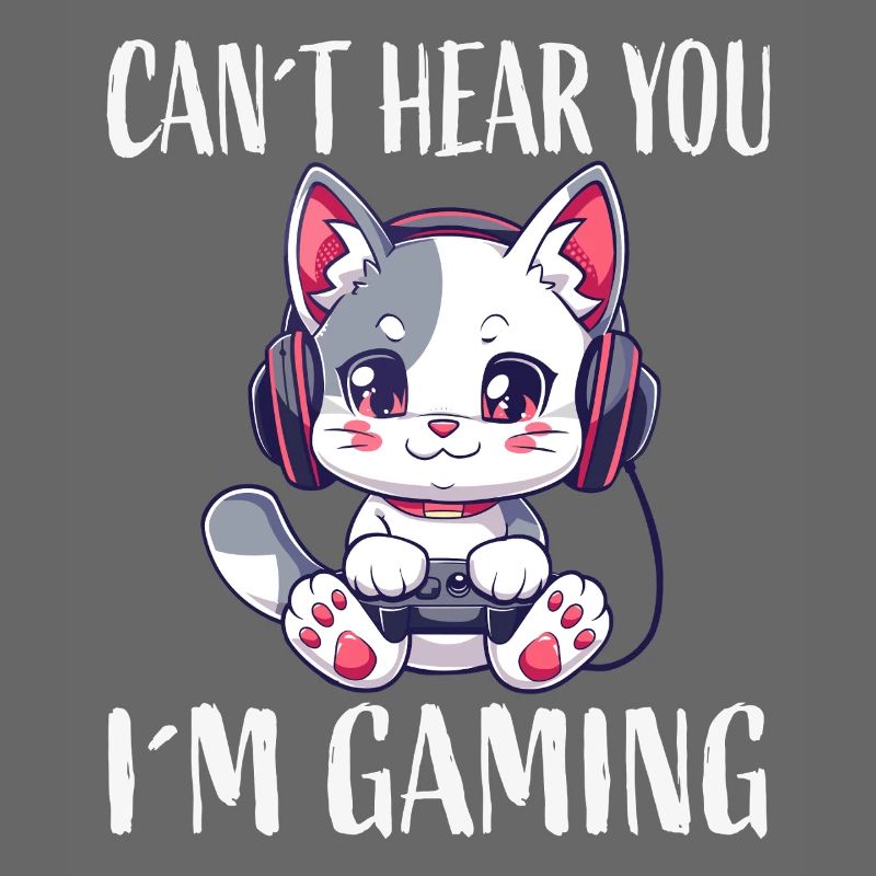 Gaming-Katze Kopfhörer