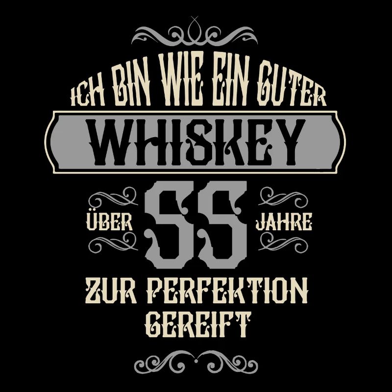 55. Geburtstag 55 Jahre alt Spruch Geschenk