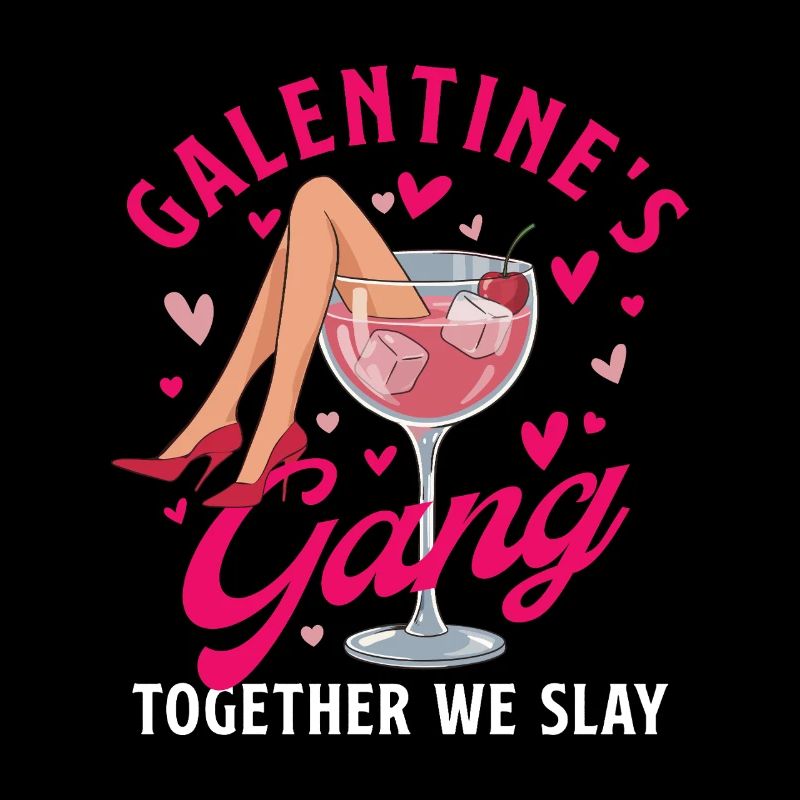 Le gang de Galentine s’amuse ensemble avec un look assorti