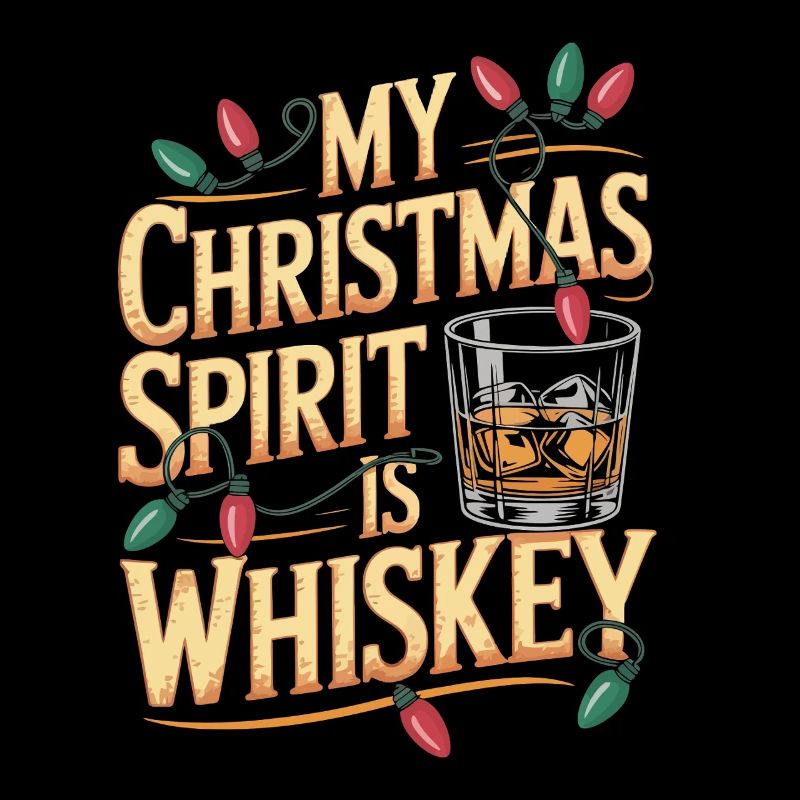 Mein Weihnachtsgeist ist Whiskey