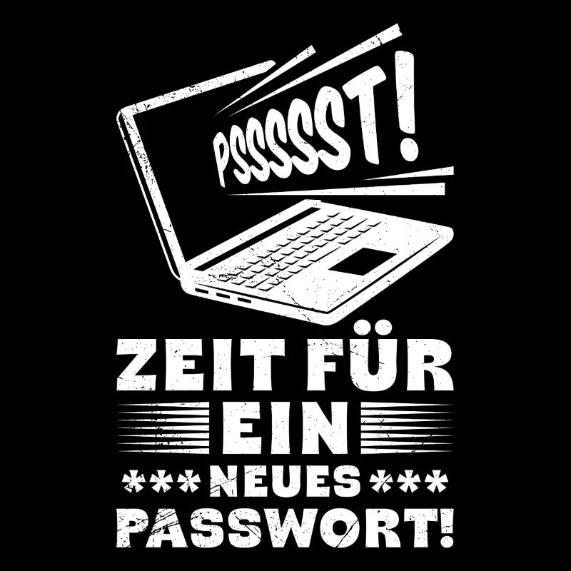 Ordinateur nerd CHUT, IL EST TEMPS DE CHANGER VOTRE MOT DE PASSE