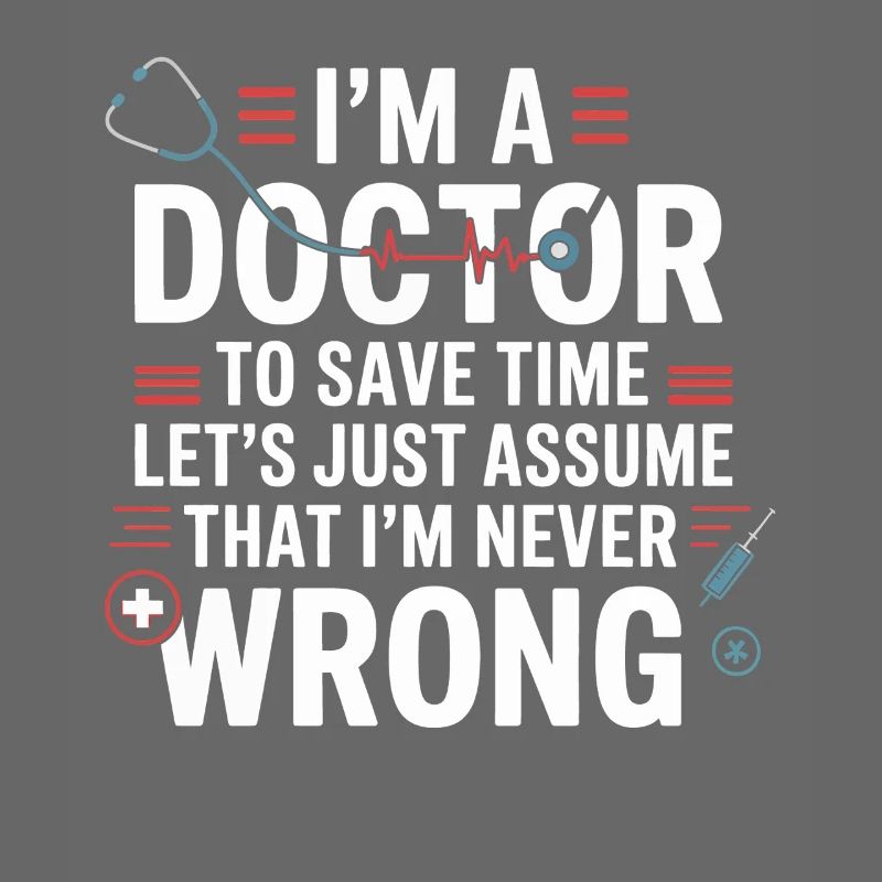 I'm a doctor – save time, never wrong
