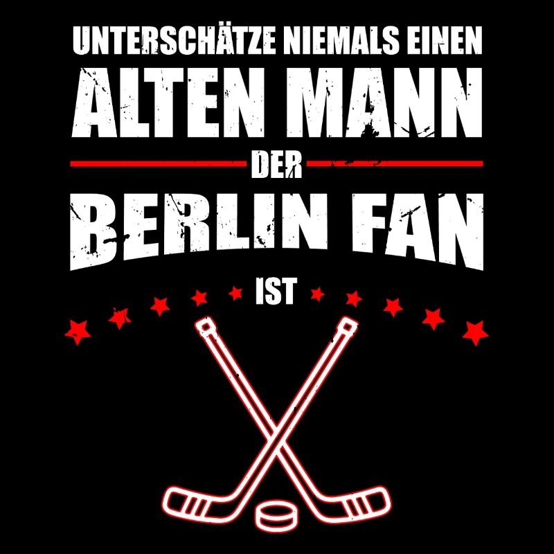 Alter Mann - Berlin Eishockey Fan | Retro